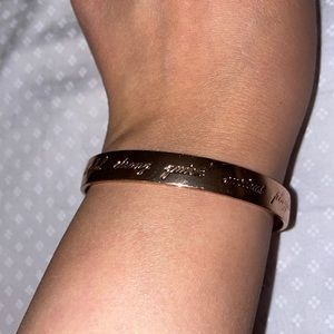 Kate Spade Idiom Bangle- Style In Spades